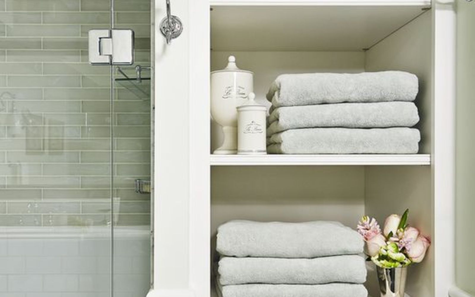 Linen Closets & Built-In Bathroom Storage