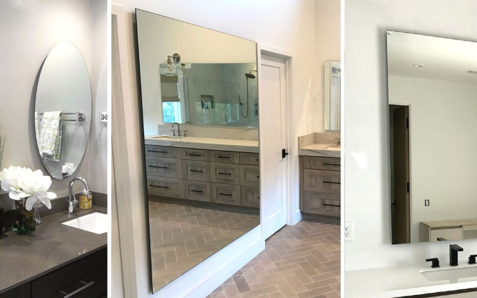 Frameless Mirror Replacement & Upgrade Contractors