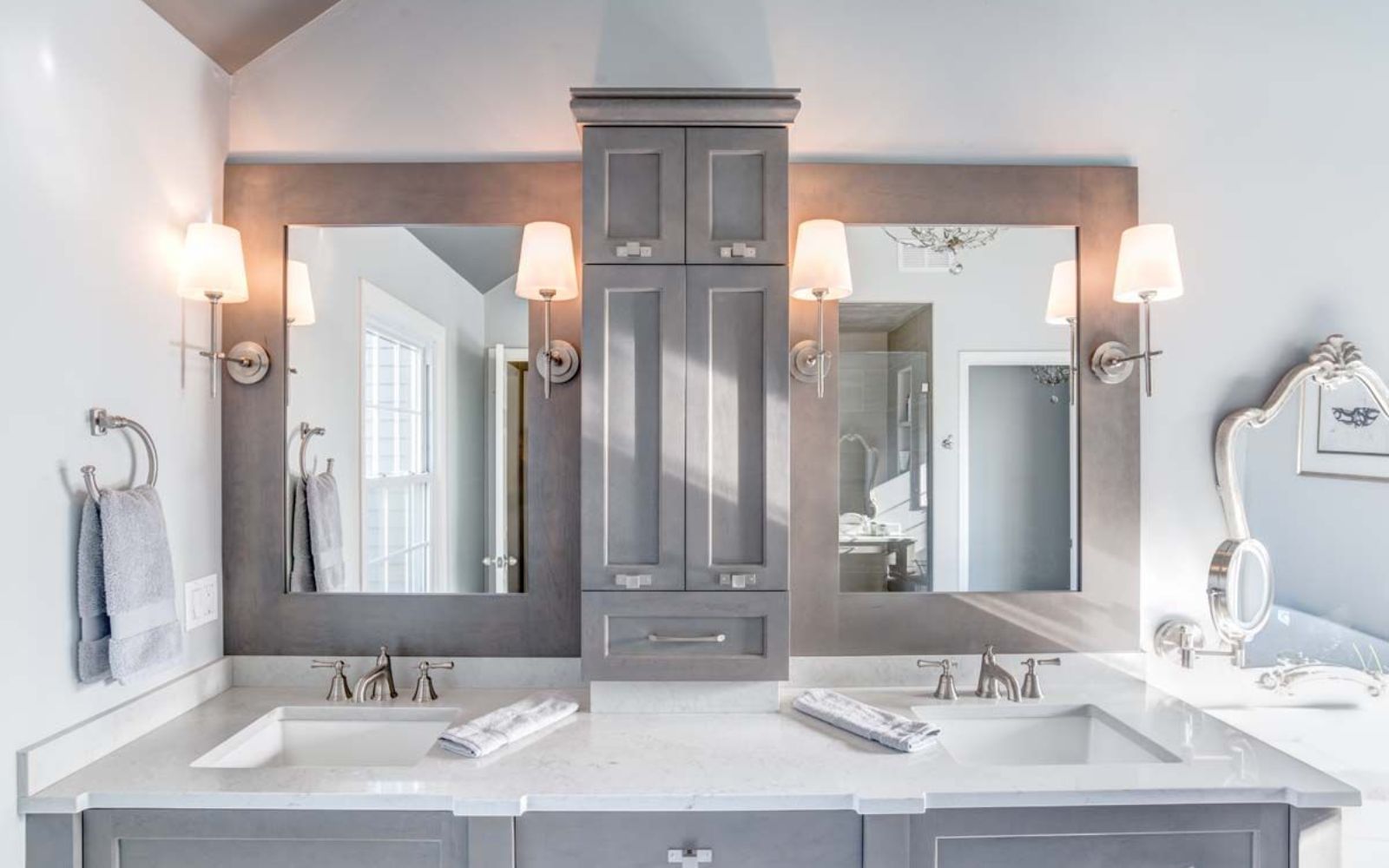 Custom Bathroom Countertop Replacement